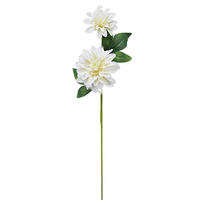 Coconut Milk Dahlia Floral Stem, 26"