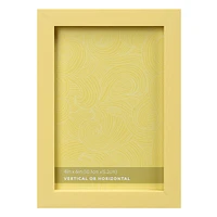 Yellow Tabletop Picture Frame, 4x6