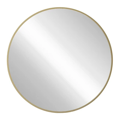 Gold Round Wall Mirror