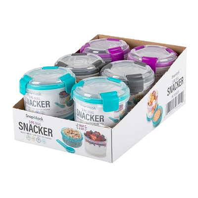 Dual Snacker To-Go Container