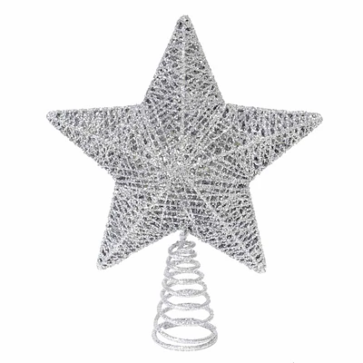 Silver Star Tree Topper