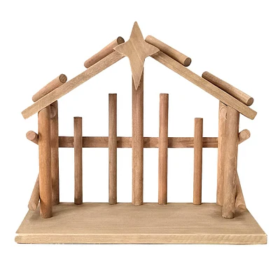 Nativity Scene Stable, 12"