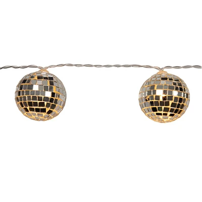 10-Count Disco Ball String Lights