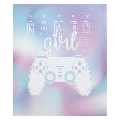 Gamer Girl Canvas Wall Art, 10x12