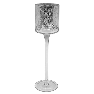 Flickering Glass Candle Holder