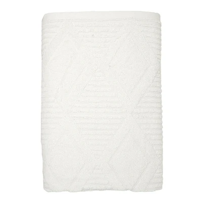 Diamond Textured Bath Towel