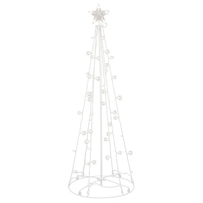 Pre-Lit 50-Light Shimmering String Light Tree, 4'