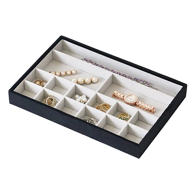 Velvet Jewelry Organizer, Black