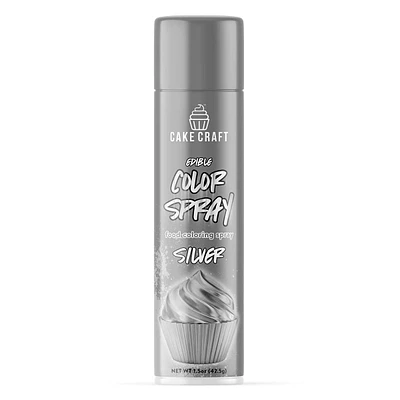 Cake Craft Silver Edible Color Spray, 1.5oz