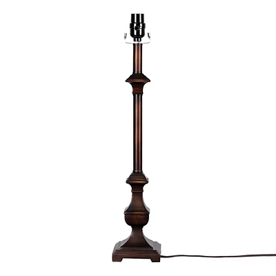 Bronze Metal Table Lamp Base, 24"