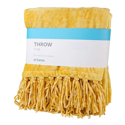 Fringe Throw Blanket