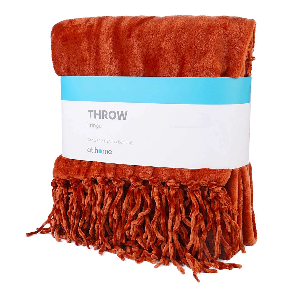 Fringe Throw Blanket