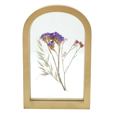 Framed Dried Floral Art, 9x7