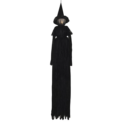 Light-Up Hanging Witch, 7'