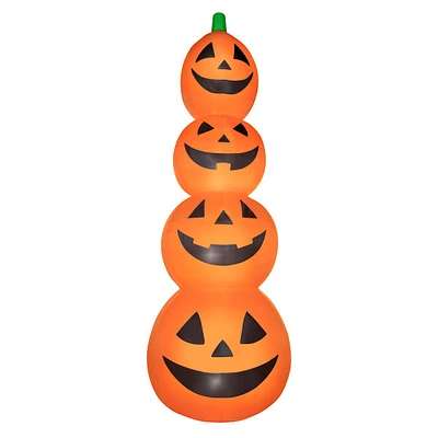 Inflatable Colossal Jack-o'-Lantern Stack, 20'