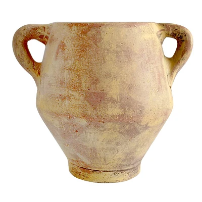 Athens Clay Vase with Handles, 9"