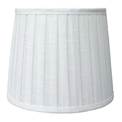 Providence White Tapered Drum Lamp Shade, 9x11