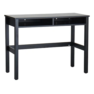 Theo Wooden Desk, Black