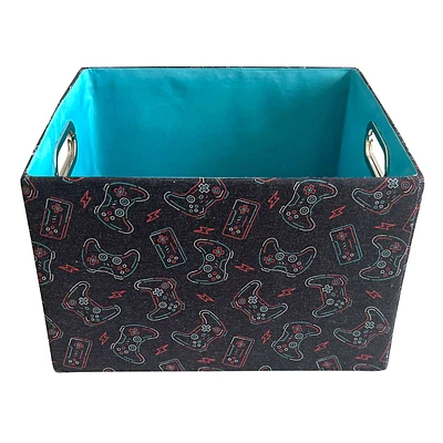 Kids Game Controller Print Storage Tote