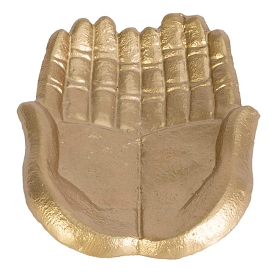 Gold Open Palms Trinket Tray