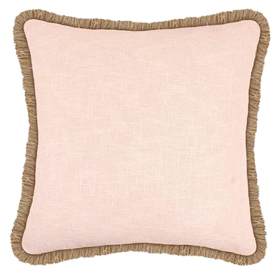 Tracey Boyd Light Pink Textured Throw Pillow, 18"