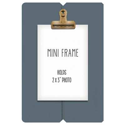 Blue Tabletop Frame with Clip, 2x3