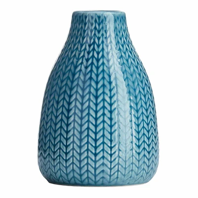 Blue Ceramic Vase