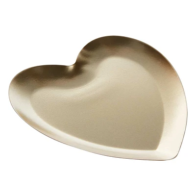 Metal Heart Trinket Tray, 6"