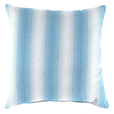 Textured Ombre Square Outdoor Throw Pillow