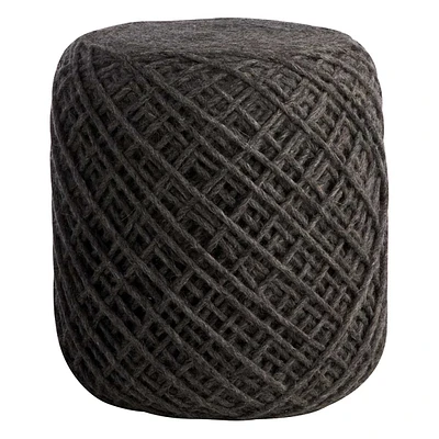 Reid Twisted Round Ottoman