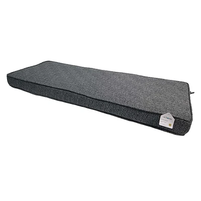 Fiddlestix Dark Grey Premium Bench Outdoor Cushion