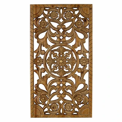 Carved Wooden Wall Decor