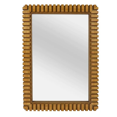 Tracey Boyd Wooden Rectangle Wall Mirror, 27x38