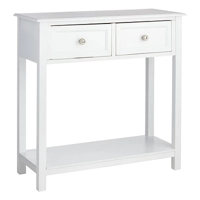 Providence Layne Console Table, White