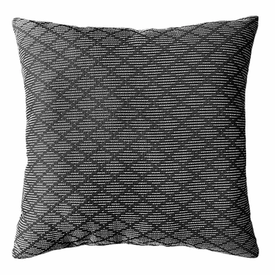 Jacquard Diamond Textured Throw Pillow