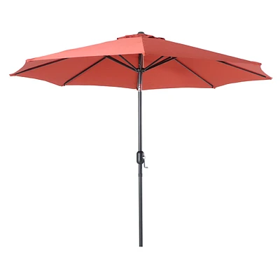 Crank & Tilt Round Outdoor Patio Umbrella