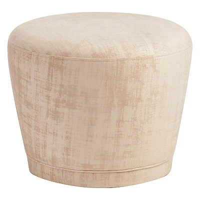 Caila Round Ottoman, Natural