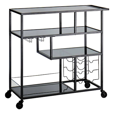 Crosby St. Brooklyn Bar Cart, Black