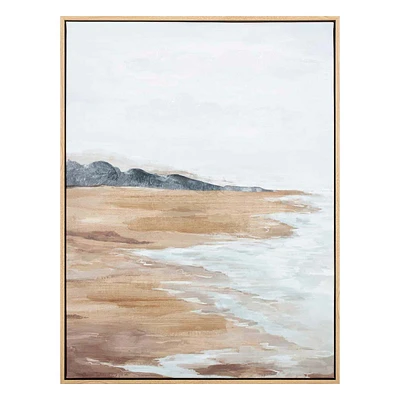 Framed Shore Canvas Wall Art, 18x24