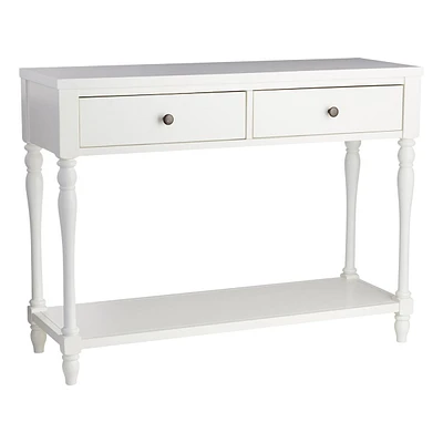 Providence Sutton Console Table, White