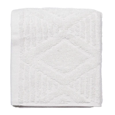 Diamond Textured Cotton Washcloth