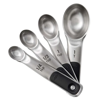 4-Piece Stainless Steel Measuring Spoons