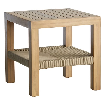 Park City Acacia Wood Patio End Table, 18"