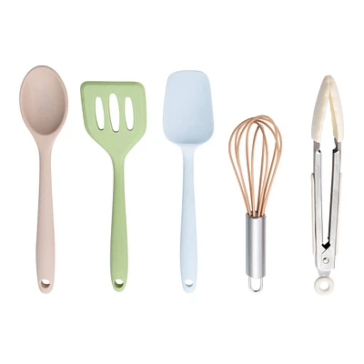 5-Piece Mini Silicone Kitchen Tool Set