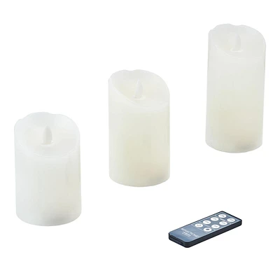 Piece Realistic White LED Candle Set