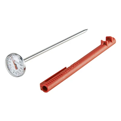 Taylor Instant Read Thermometer with Red Sleeve, 1"