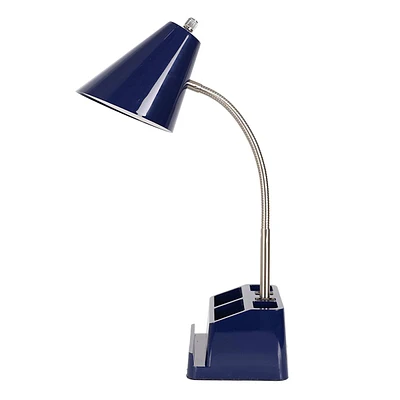 Navy Task Organizer Lamp, 16"