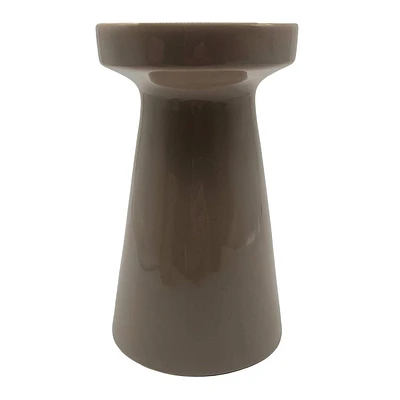 Tan Pillar Candle Holder