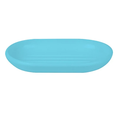 Tiny Dreamers Light Blue Plastic Soap Dish, 5.3"