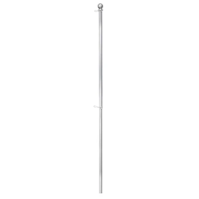 Brushed Aluminum Pole, 5'